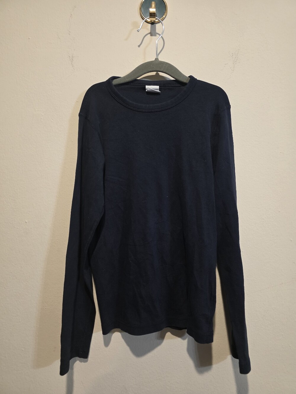 Polarn O. Pyret Kids's Long-Sleeve Crewneck Shirt - Navy Blue